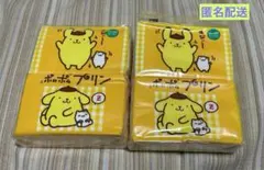 ポムポムプリン　ポケットティッシュ　レトロ