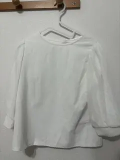 ブラウス　ホワイト　フリーサイズ　 chocol raffine robe