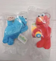 セサミストリート ぬいぐるみキーホルダーセット