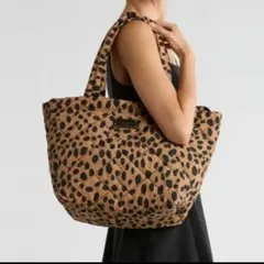 Marc Jacobs ナイロン キルティング トートバッグ チーター柄 - メルカリ