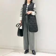 新品　ユニクロ　黒　ウルトラライトダウンロングベスト