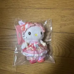 ピューロランド限定　ハローキティ ぬいぐるみ ドレス付き 約10cm