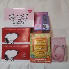 プライズ景品まとめ　サンリオ　スヌーピー　もちもちぱんだ　他　生活雑貨