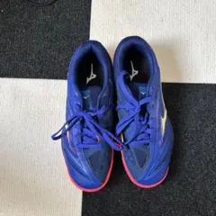 Mizuno WAVE MEDAL 6 卓球シューズ ネイビー/レッド