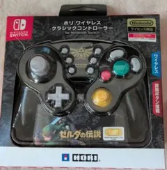 ユ*ウ様 【初期動作不良あり】ホリ ワイヤレス クラシックコントローラー ゼルダ