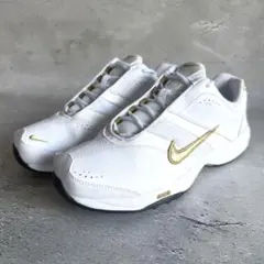 未使用級　NIKE ナイキ　ウィメンズ　ステディ 7 SL ホワイト×ゴールドのサムネイル