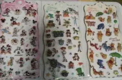 ディズニーキャラクターぷくぷくシール 3枚セット