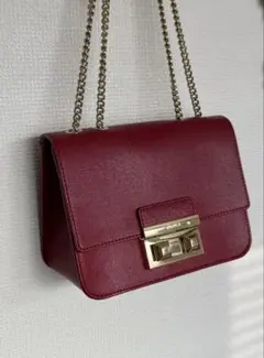FURLA メトロポリス チェーンショルダーバッグ レッドのサムネイル