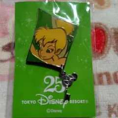 東京ディズニーリゾート ティンカー・ベル ピンバッジ 25周年(非売品)