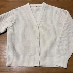 UNIQLO リブ編み Vネックカーディガン 150
