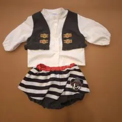 バースデイ　futafutaミッキーマウス　海賊風コスチューム　70cm