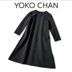 完売品＊YOKO CHAN ヨーコチャン フレア Aライン ネイビー 40 - メルカリ