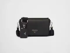 サフィアーノレザー ショルダーバッグ　PRADA