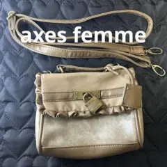 《当時物・美品》axes femme ミニショルダーバッグ　スマホショルダー