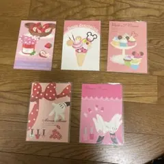 ディズニー　ポストカード　５枚セット