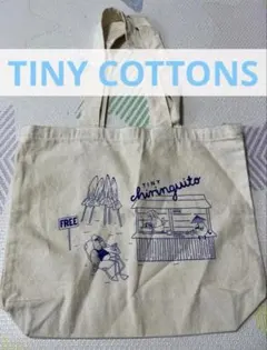 TINY COTTONS トートバッグ タイニーコットン ズ　鳥　可愛いのサムネイル