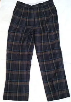 90s マンシングウェア GRAND SLAM チェック柄スラックス