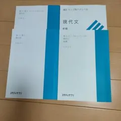 スタディサプリ 現代文 テキスト 4冊セット