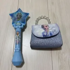 【美品】アナと雪の女王　マジカルワンド　ミニバック
