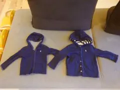 Ralph Lauren リバーシブル　パーカー　80cm　　洗い替え　双子
