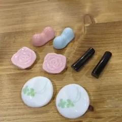 陶器製箸置きセット 8個　まとめ売り