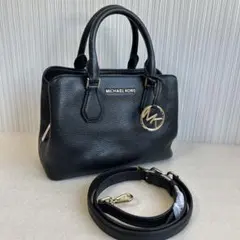 MICHAEL KORS マイケルコース　2wayレザーバッグ　ハンドバッグ　黒