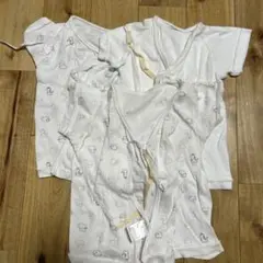 中古　新生児 出産準備に☆長肌着3枚&短肌着4枚セット