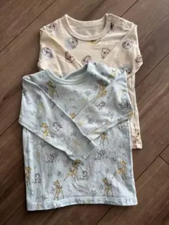 UNIQLO ディズニー動物柄Tシャツ 80cm 2枚セット