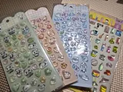 ぷくぷくシール 4枚セット
