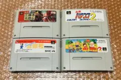 【SFCソフト4本セット・Nintendo Super Famicom】dpt