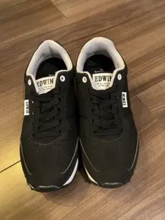 EDWIN ブラック スニーカー