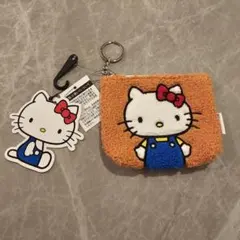 ハローキティ サンリオ さがら サガラ 刺繍 ポーチ コインケース 小銭入れ