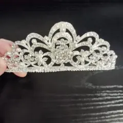 ティアラ（パール×シルバー）ブライダル　ウェディング