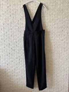 美品　GU テーパードパンツ　ブラック　レディース　紐付き　S