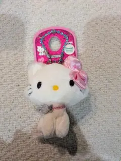 チャーミーキティ ラインストーン付き ぬいぐるみマスコット