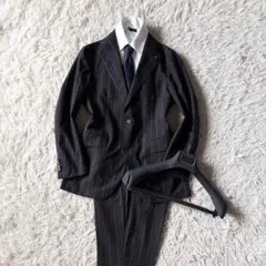 新品TAGLIATORE 秋冬ピンストライプ スーツ ネイビー タリアトーレ50