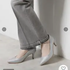 ESPERANZA 12時間パンプス 7.5cm グリッターヒール ラメ