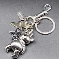 COACH Bear Charm Star Lightning Bolt Key