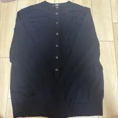 【美品✨】UNIQLO ネイビー カーディガン 長袖 Mサイズ