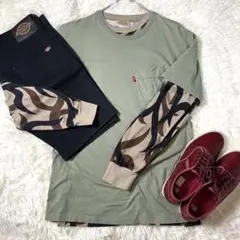 ステューシー　Tシャツ　ストックロゴ　 古着　シンプル