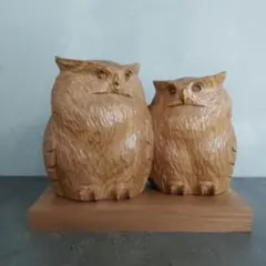 美品】とり 鳥 木彫り オブジェ 置物 インテリア 工芸品 美術品 A2597