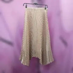 ♥️素敵な♥️【ルシェルブルー】ギンガムチェックスカートのサムネイル