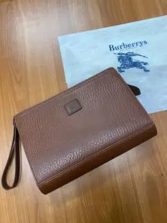 美品・希少】Burberrys ミニボストンバッグ オールレザー シボ革