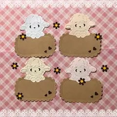 ◇クラフトパンチ・ペーパークラフト◇アルバム・年賀状◇未年・ひつじ