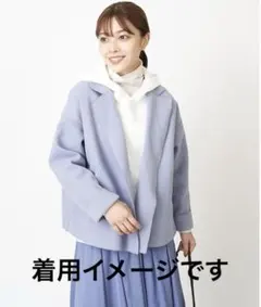 ミッシェルクラン MK ショート丈リバーコート／洗える