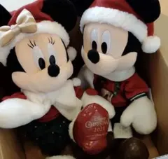 ミッキー ミニー ぬいぐるみ クリスマス 2025 ディズニー