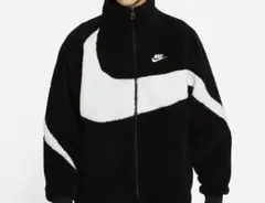 Nike フリースジャケット ブラック・ホワイト