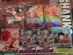 ワンピースカード　ルフィまとめ売り