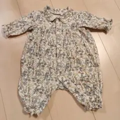 생일 꽃 무늬 롬퍼스