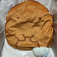 すみっコぐらし なかよしパンケーキ クッション XL とかげ